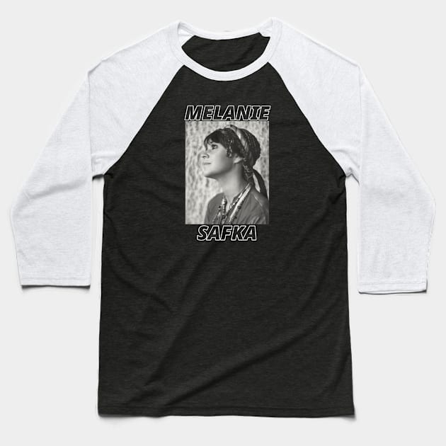 Melanie Safka Baseball T-Shirt by PlokadStories